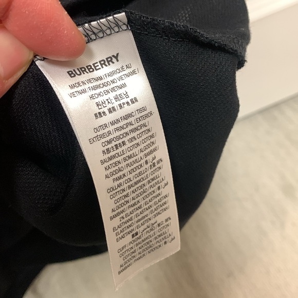 🍾 Used & Dry cleaned Men’s Burberry Polo - Picture 9 of 10
